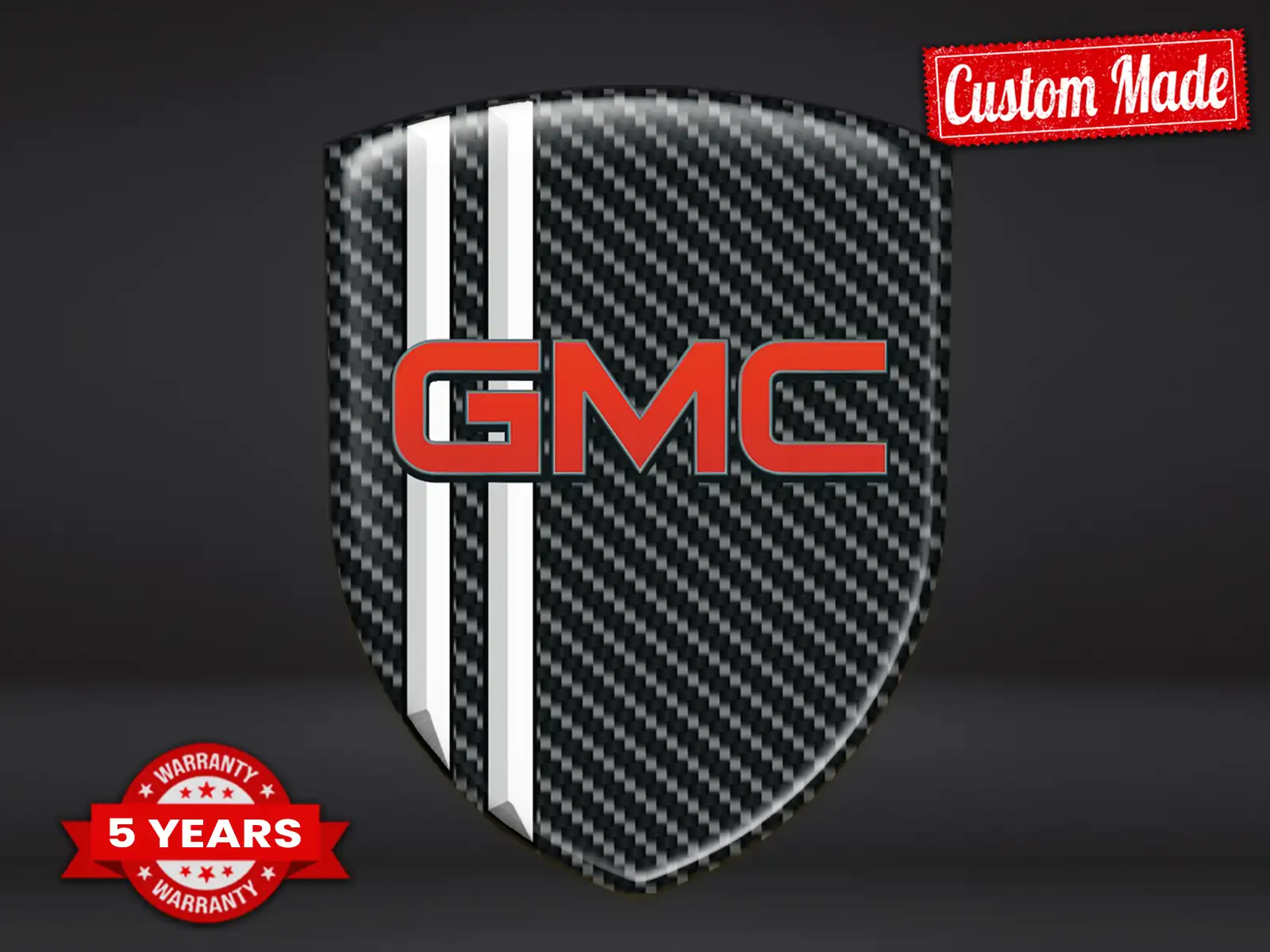 GMC Logoaufkleber Pro Max Langlebig Stilvoll Design